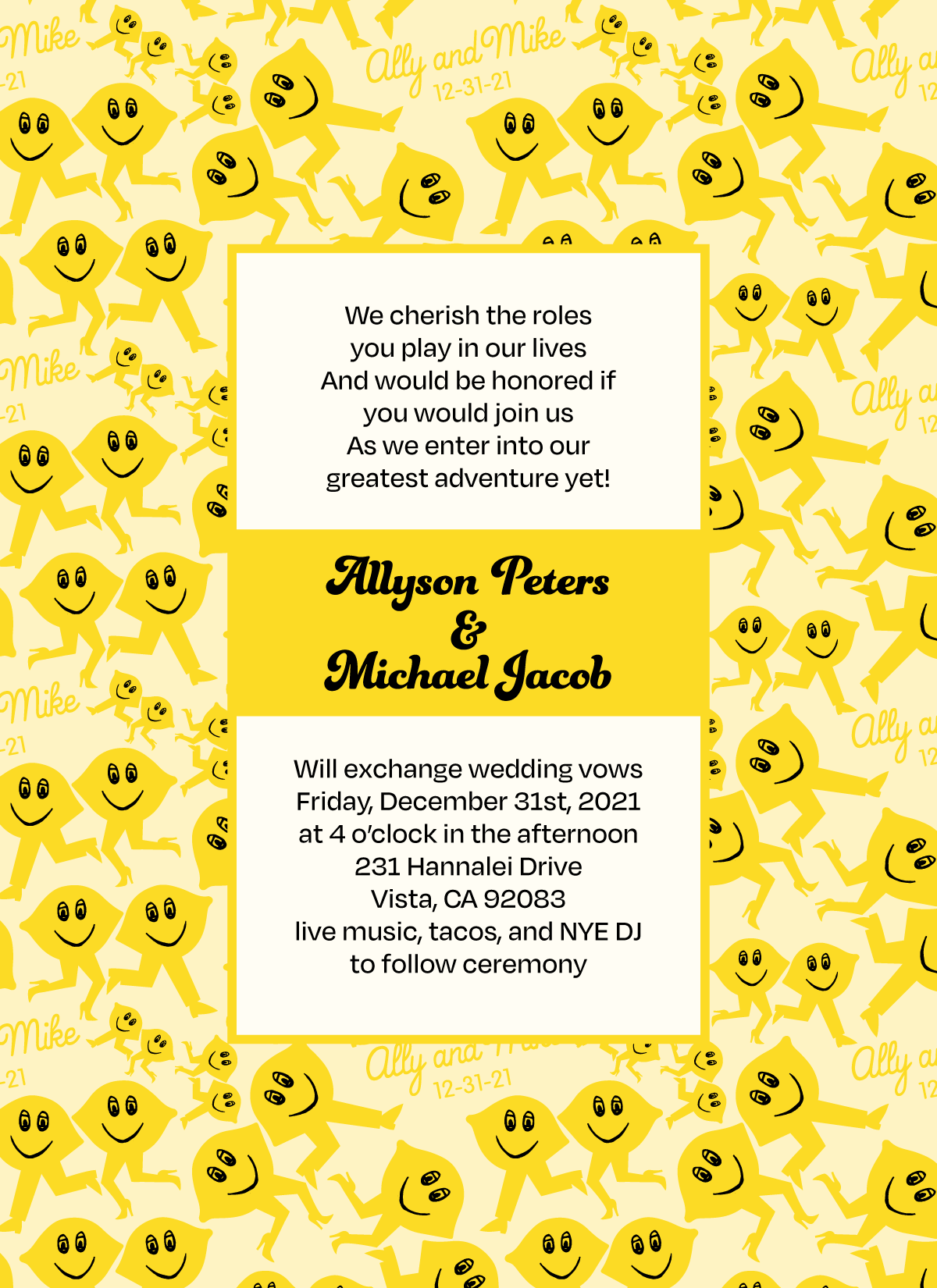 The Wedding Website of Allyson Peters and Michael Jacob