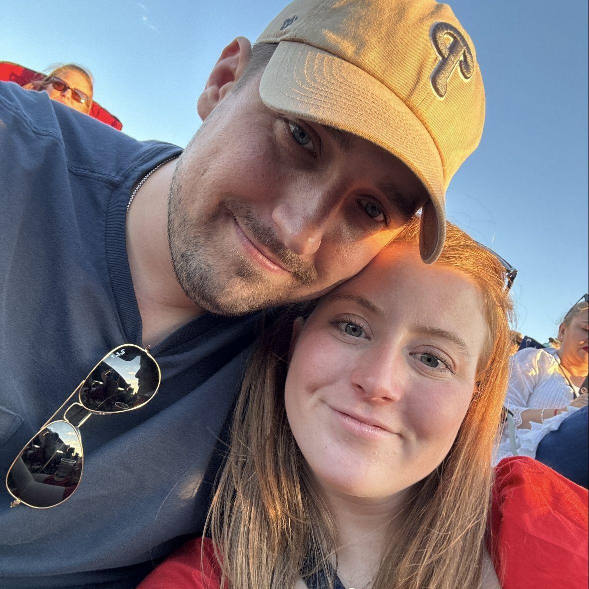 Us at a country concert