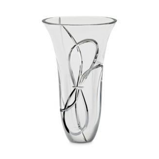 Vera Wang Wedgwood Vera Wang Crystal Gifts, Love Knots Vase 10"
