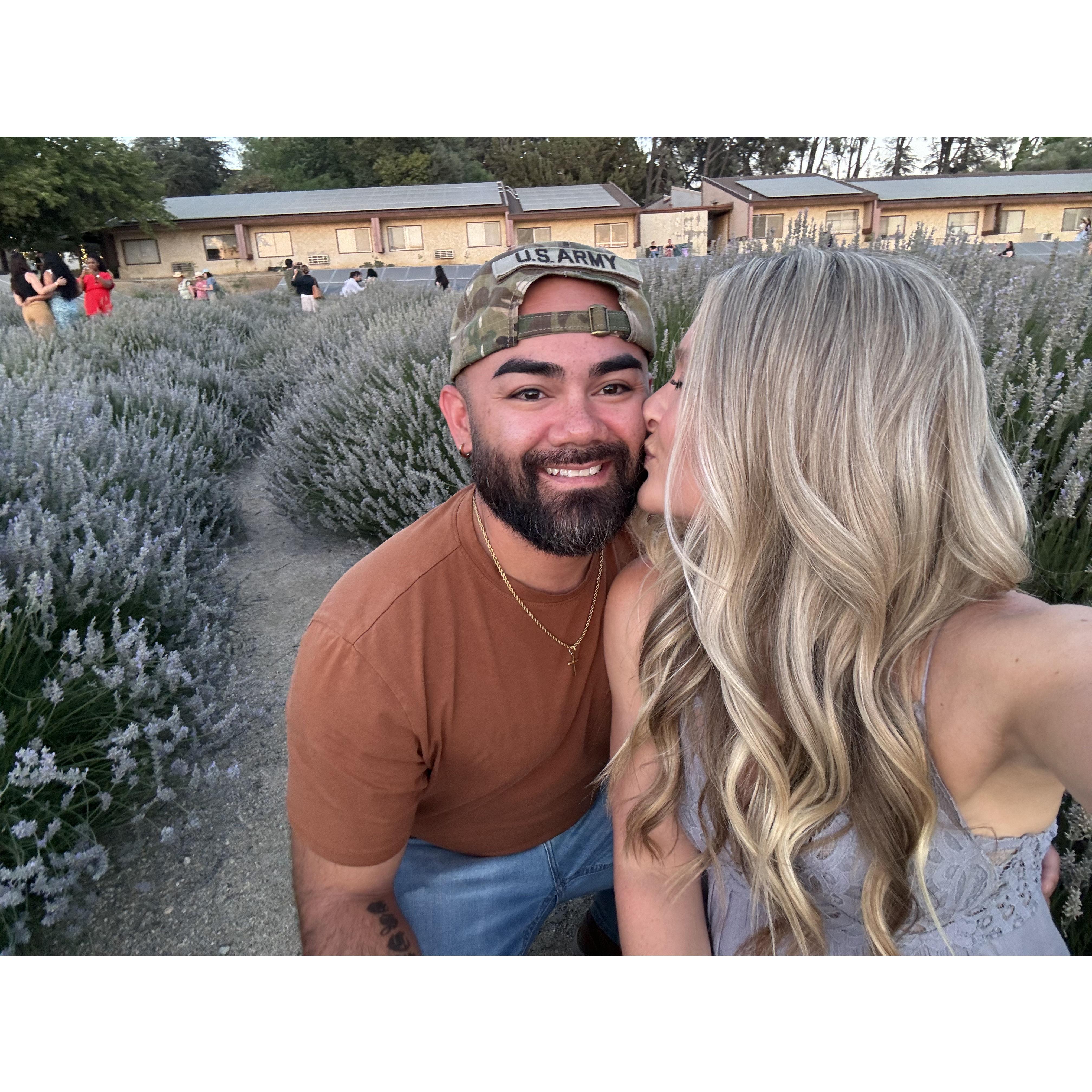 Jordyn loves lavender. So I took her to the Lavender Farms near Riverside. We tried lavender beer, a lavender cocktail, and lavender ranch.