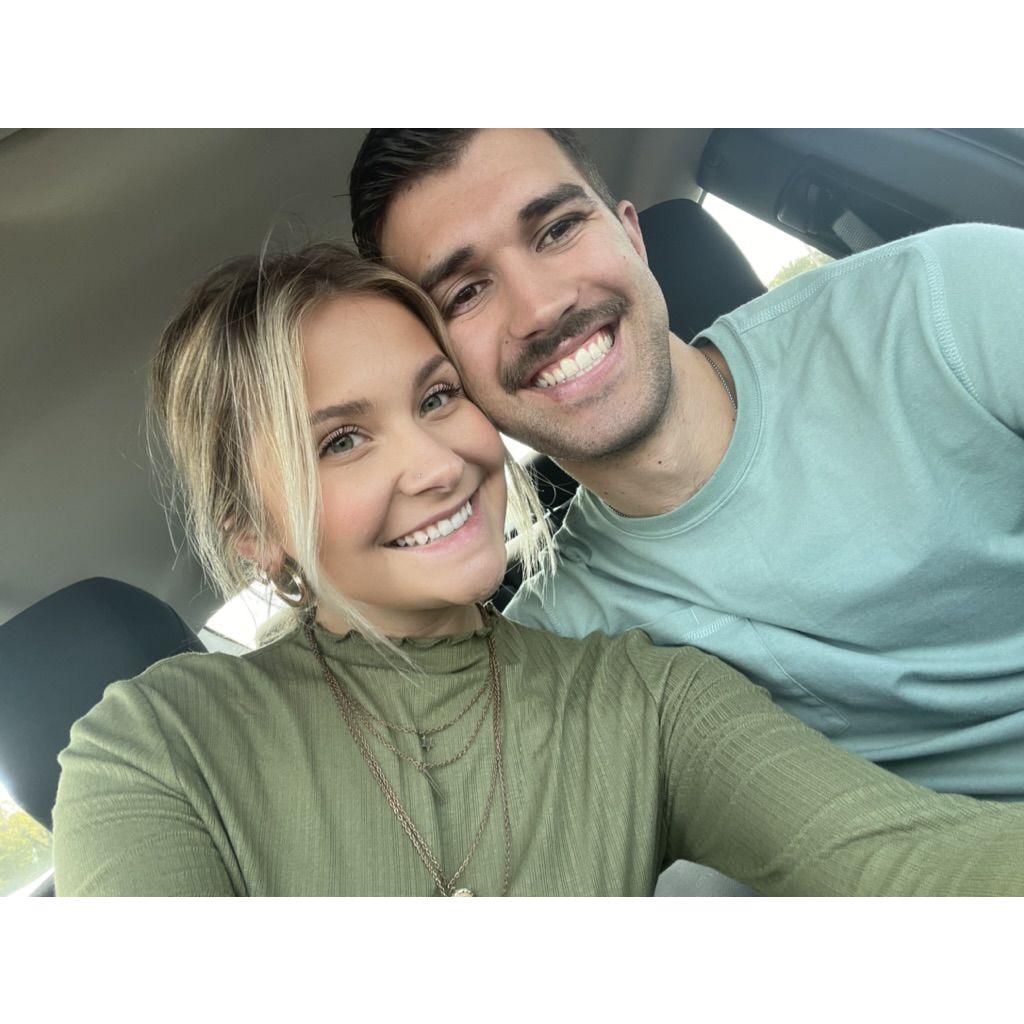 Our first church service together!