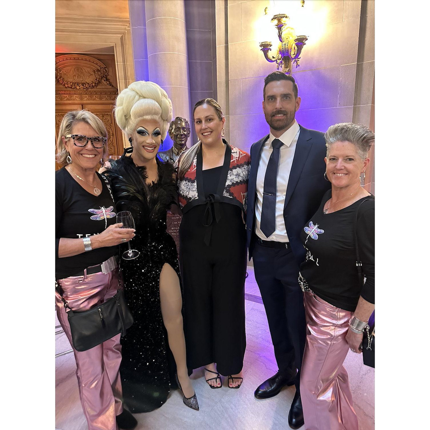Attending the GGBA 50th Anniversary Gala with Jordan and Chris in June, 2024