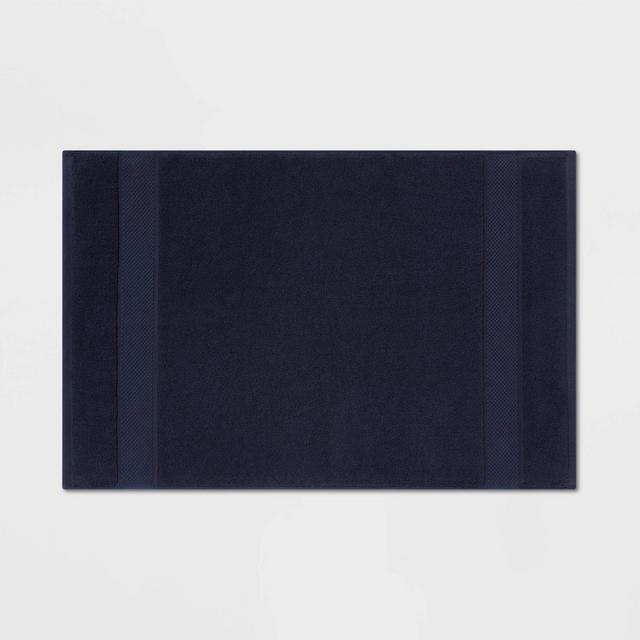 Performance Plus Towel Bath Mat Navy - Threshold™