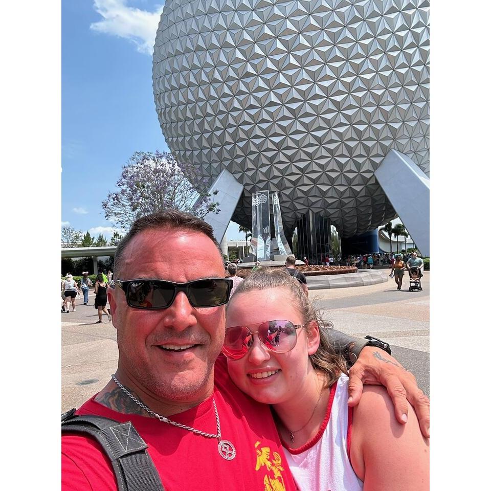 Our first trip to EPCOT together.