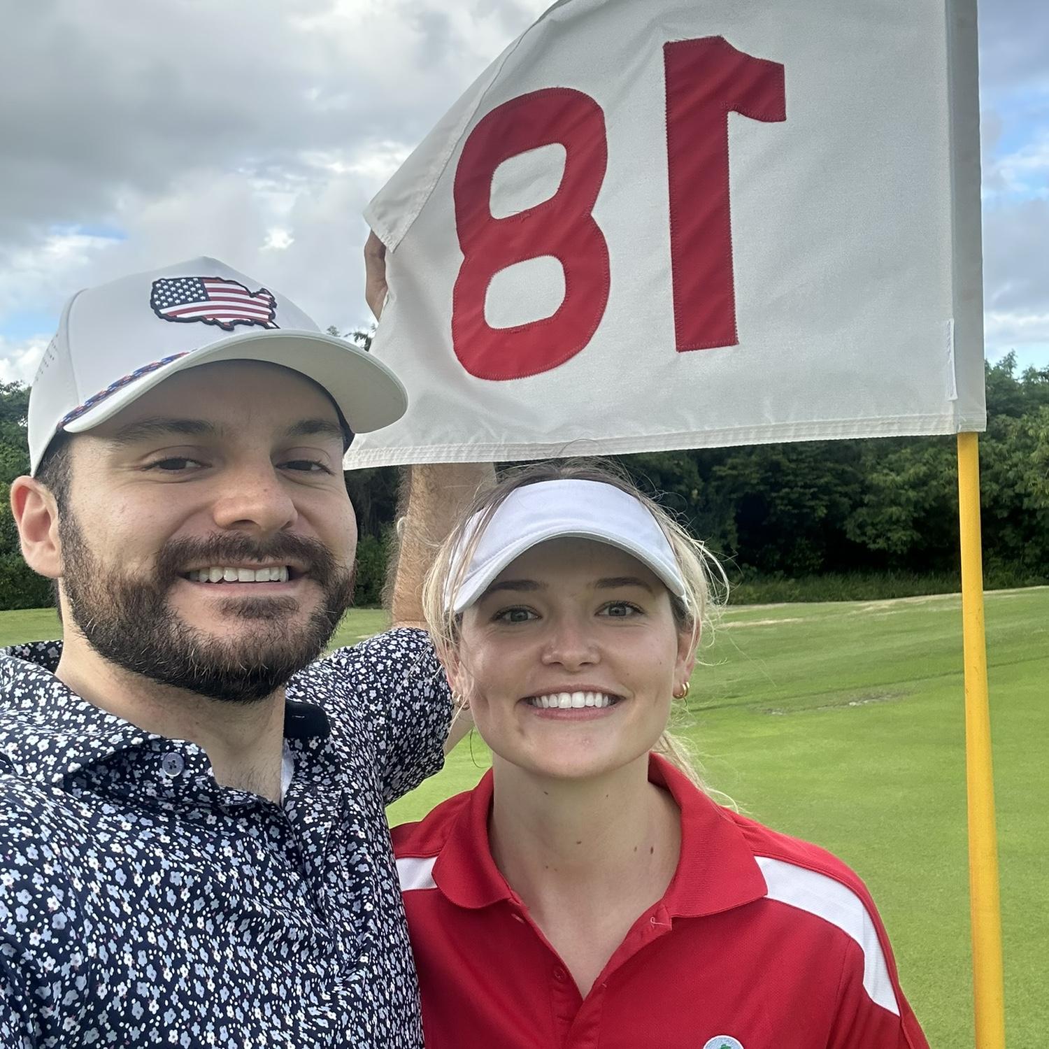 December 7, 2023: Brittany’s First Round of Golf in Punta Cana! Spoiler: she did not play the full 18 holes, but still had fun!