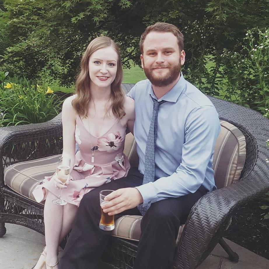 Jared and Madeline at her cousin Amanda's wedding!