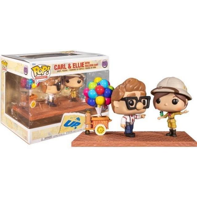 Funko Pop! Moment Disney Pixar Up Carl & Ellie with Balloon Cart Vinyl Figures - BoxLunch Exclusive