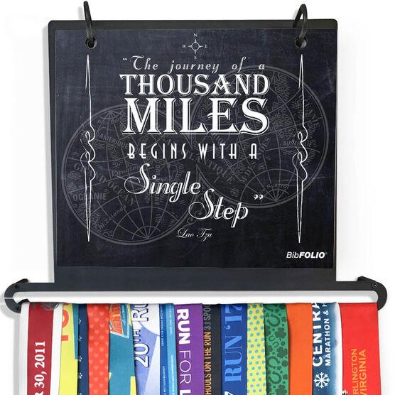 BibFOLIO+™ Race Bib and Medal Display - The Journey Of A Thousand Miles