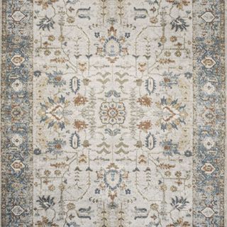 Hiero Persian Border Low-Pile Area Rug