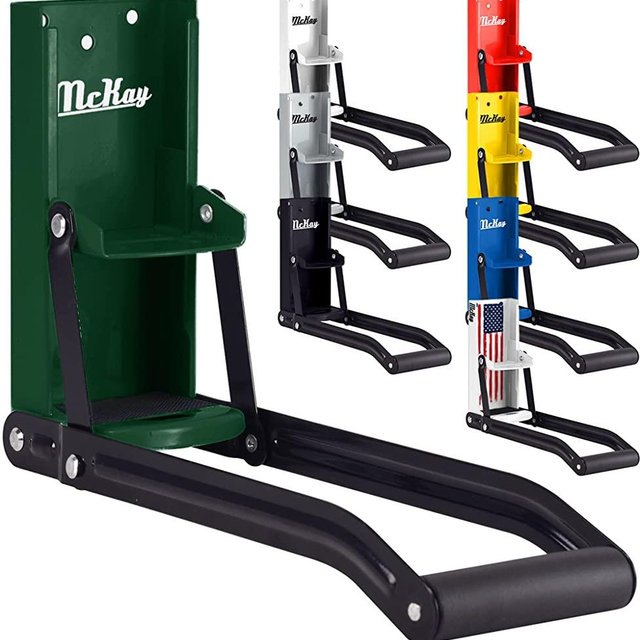 McKay 16 oz. Metal Can Crusher, Heavy-Duty Wall-Mounted Smasher for Aluminum Seltzer, Soda, Beer Cans and Bottles for Recycling - Hunter Green