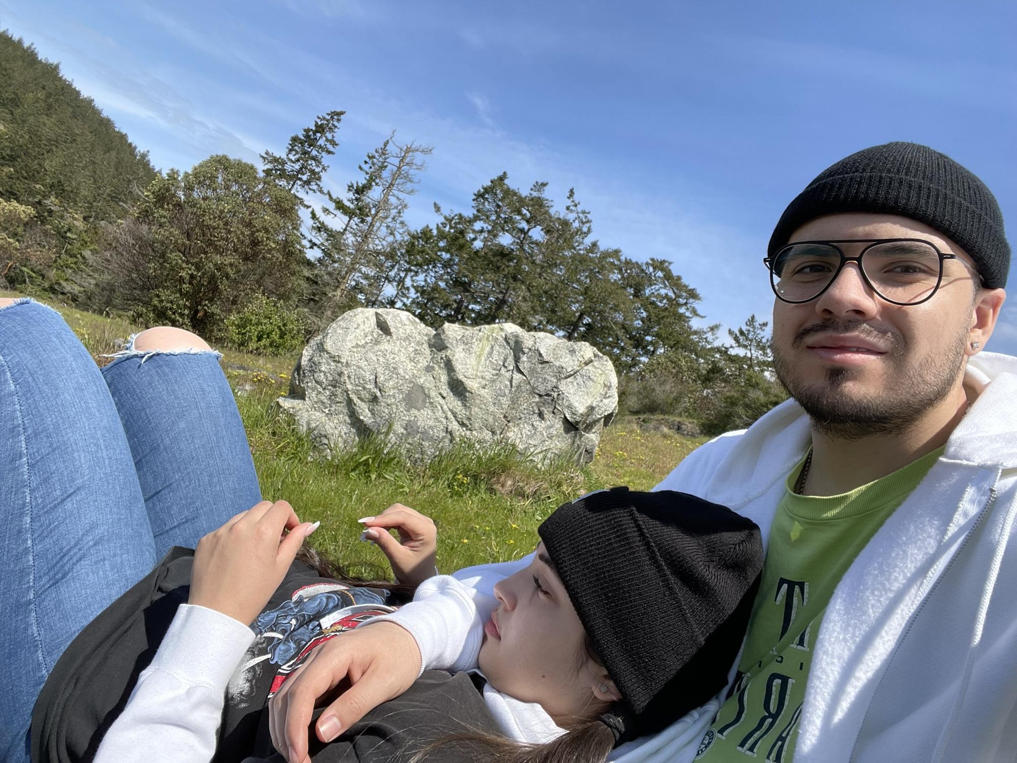 At Rosario Beach where I Proposed just sight seeing & relaxing😌