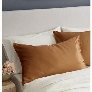 100% Mulberry Silk King Pillowcase in Terracotta