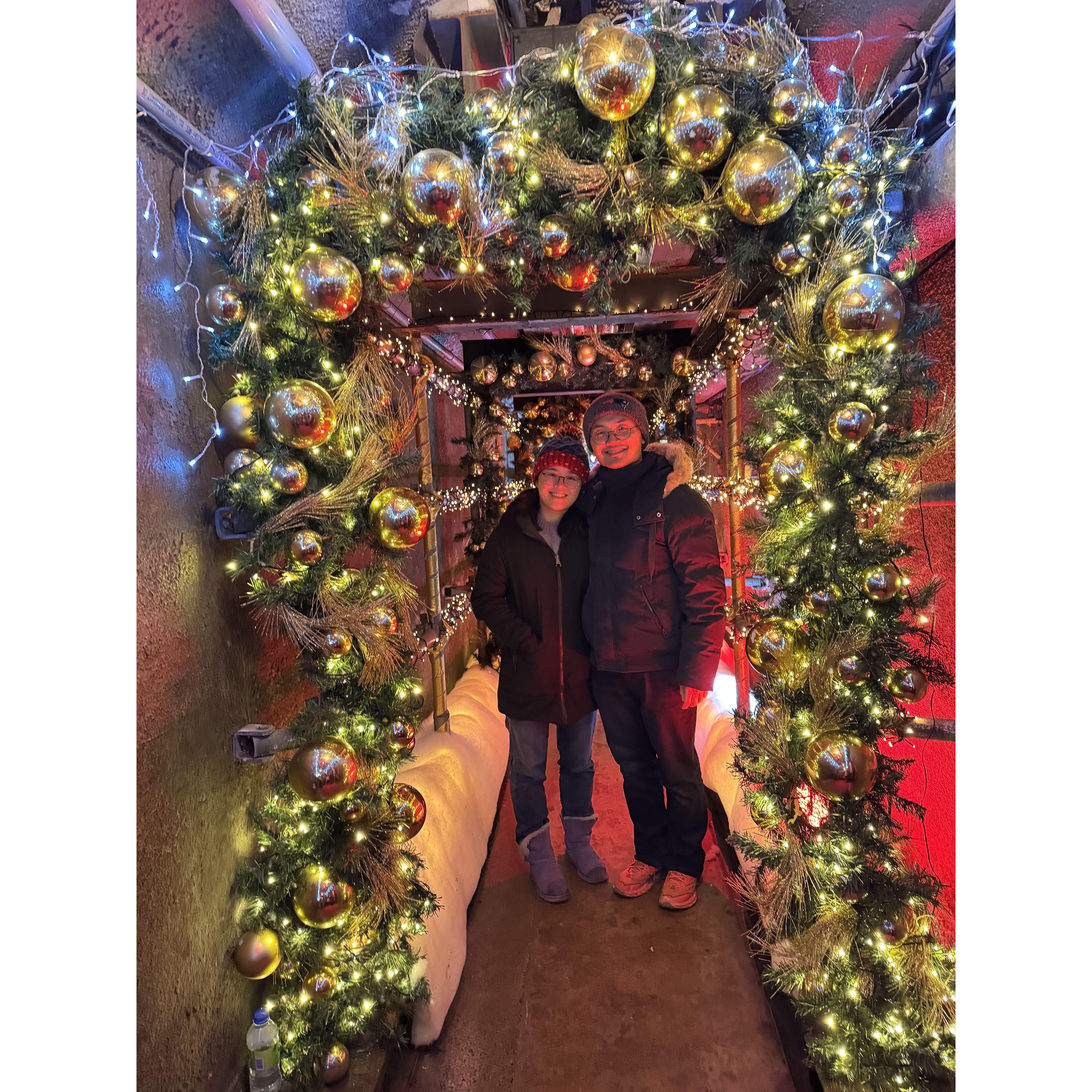 Casa Loma holiday lights, Toronto, Canada