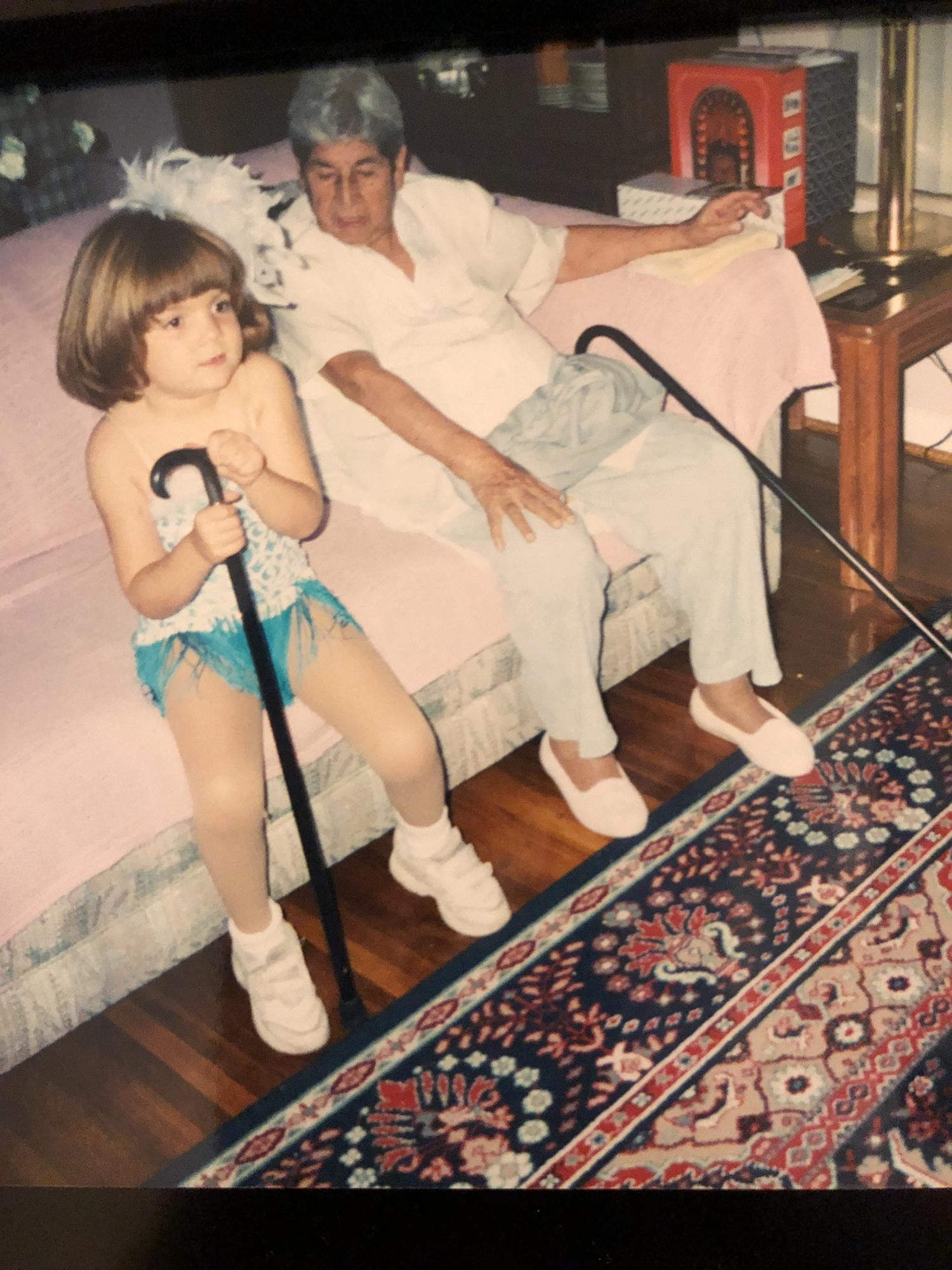 Lea with her Great-Grandmother