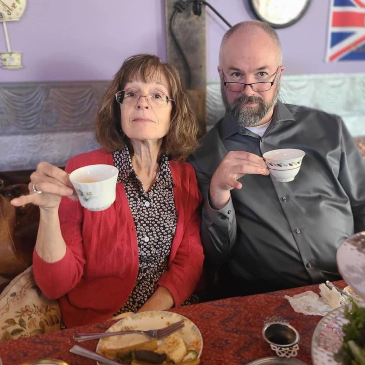 Tea time with mom