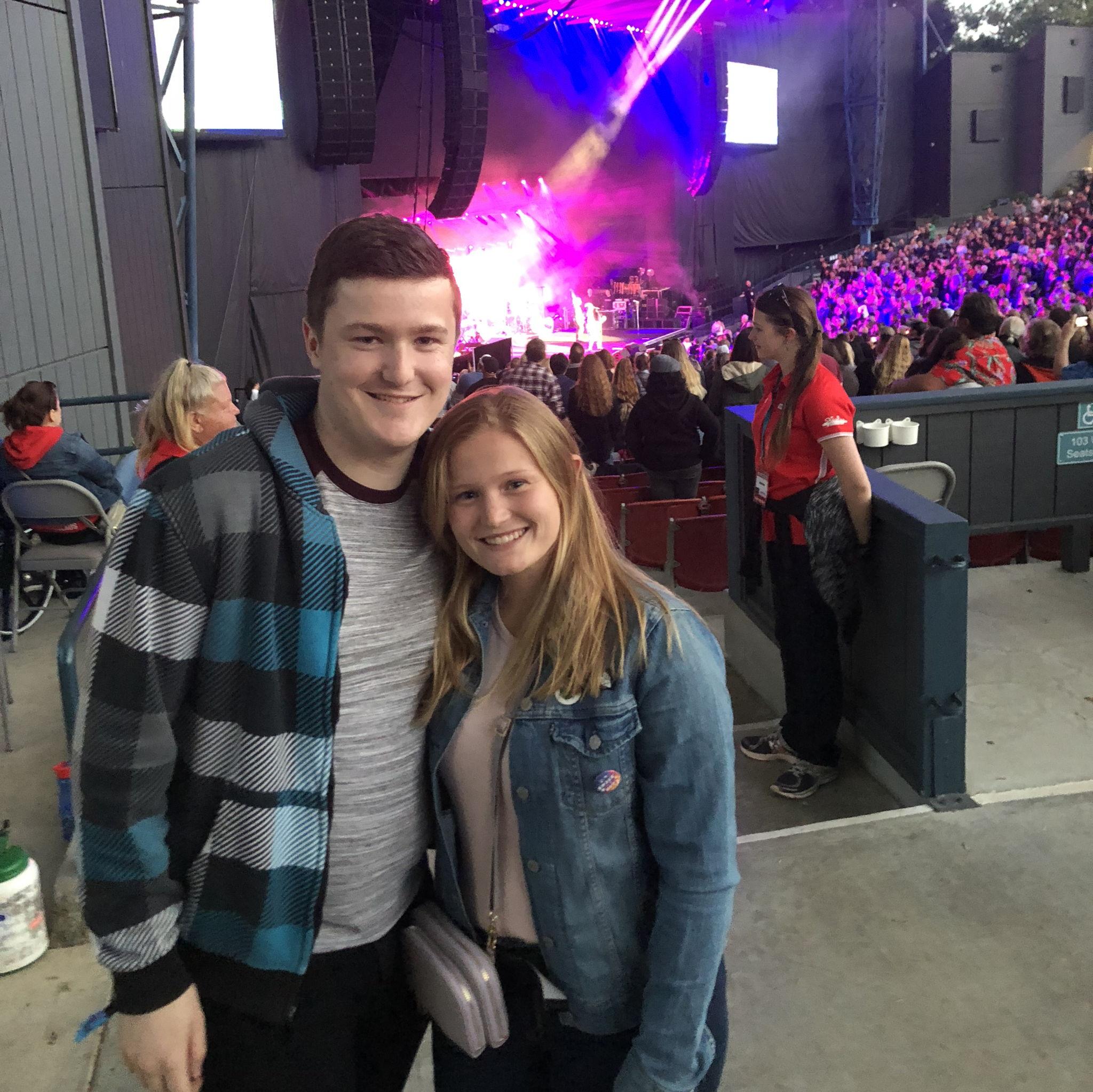 Our first concert together! Who knew there would be so many to come.