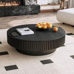 Round Fluted Coffee Table