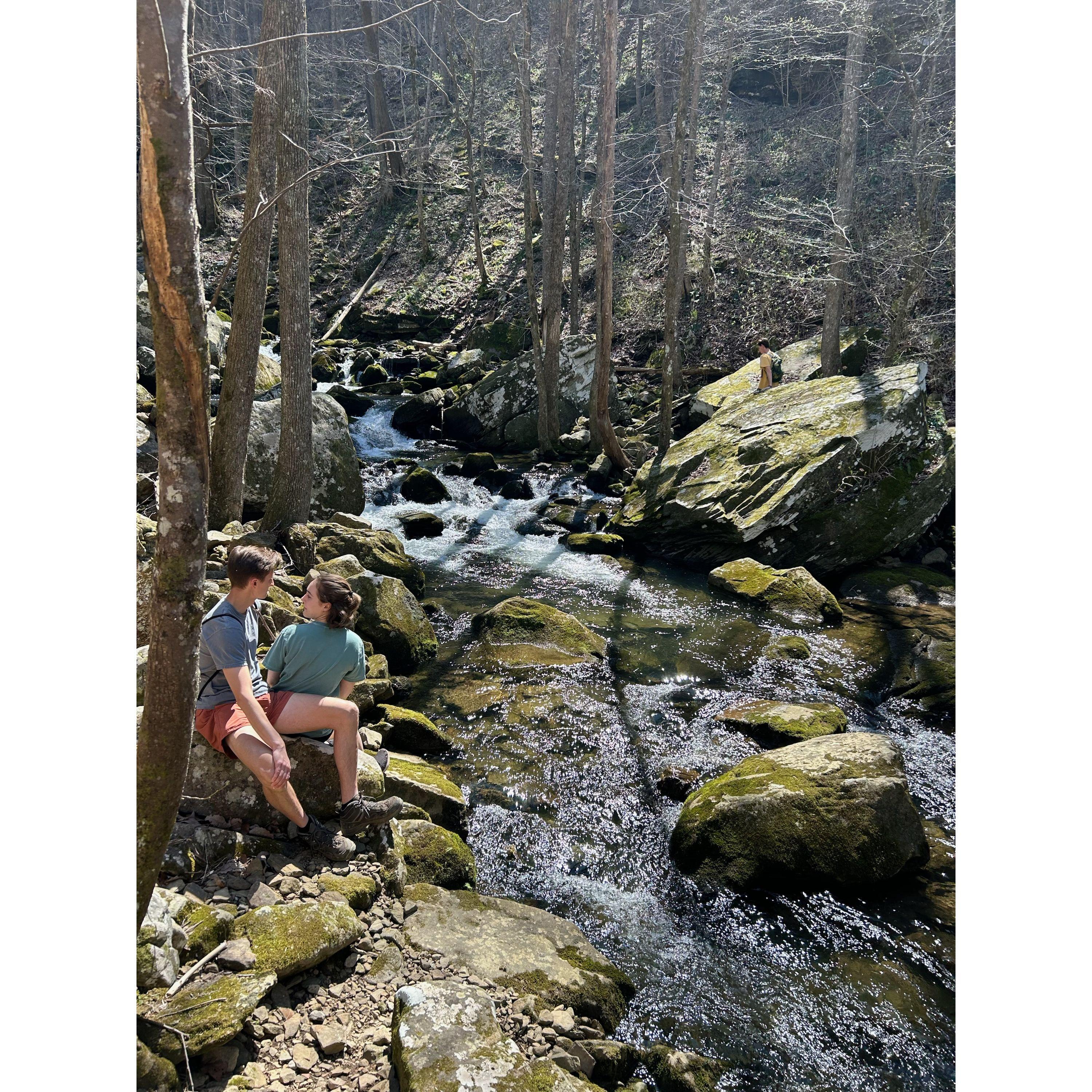 On a hike outside Cleveland, TN