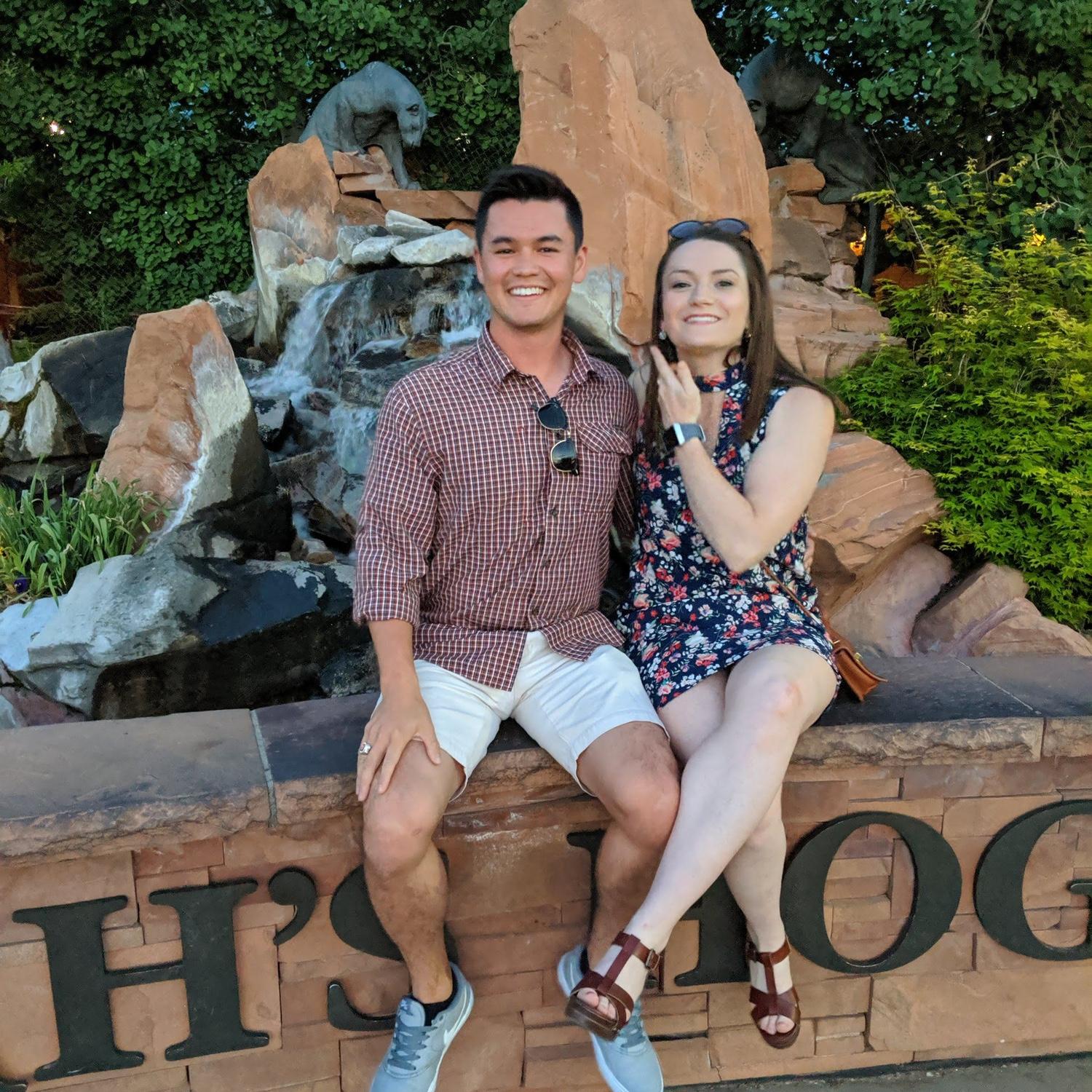 One of our first dates! Zoo Brew 2019 at the Hogle Zoo!