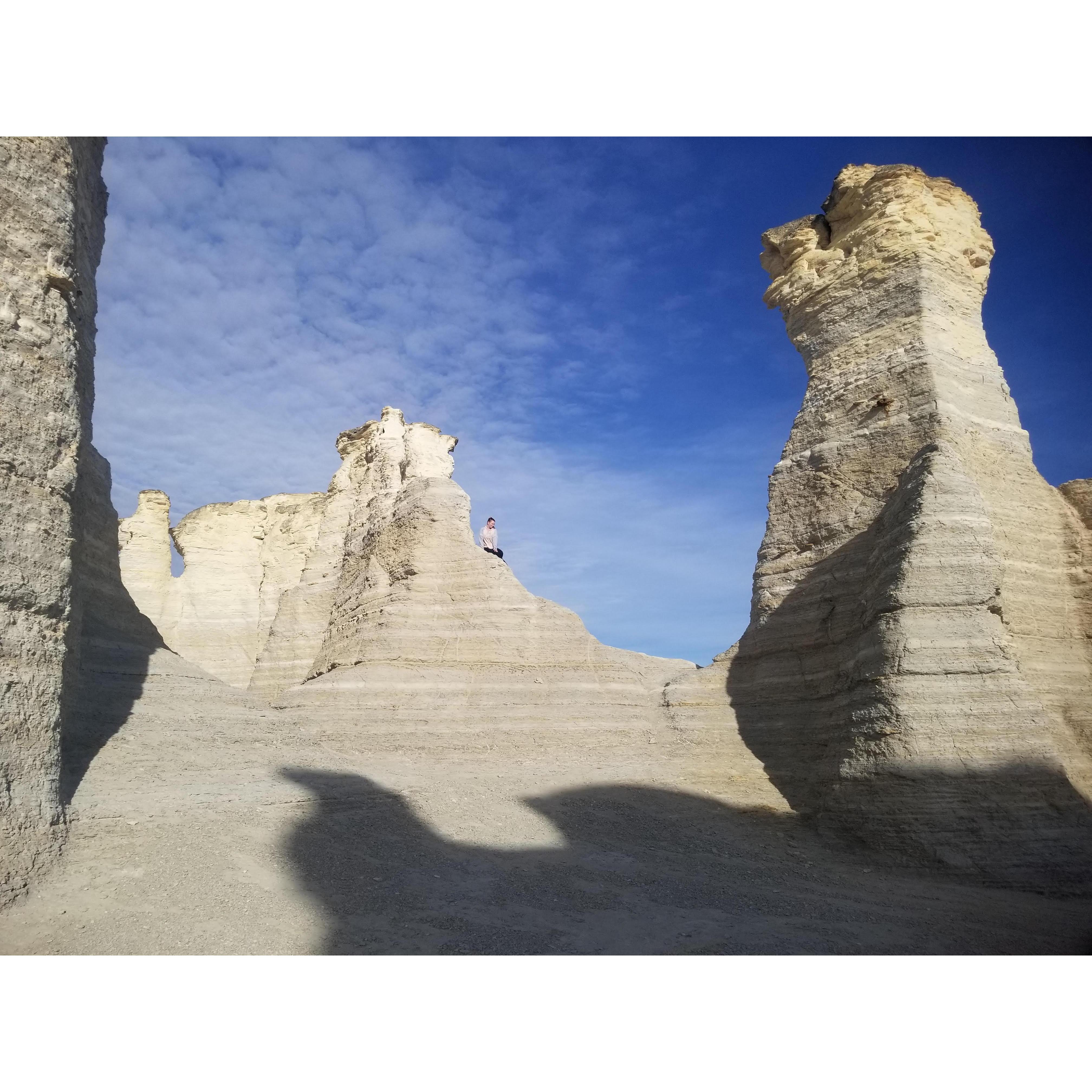 We went to Monument Rock in December of 2019!