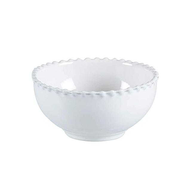 COSTA NOVA Pearl Collection Stoneware Ceramic Soup/Cereal Bowl 6.5", White