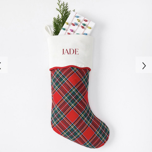 Tartan Plaid Stocking