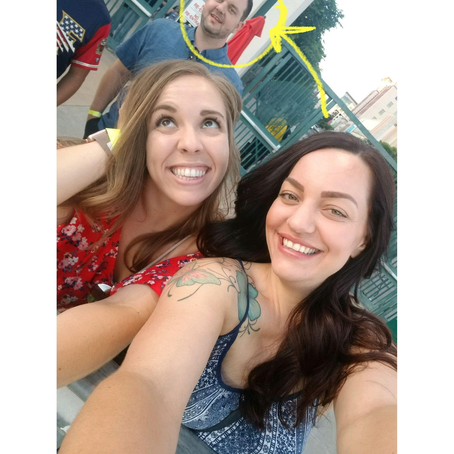 7/4/2019.. The day we met and our first photo together (LOL)