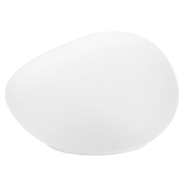 Pre-Lit Frosted Stone, White, Medium