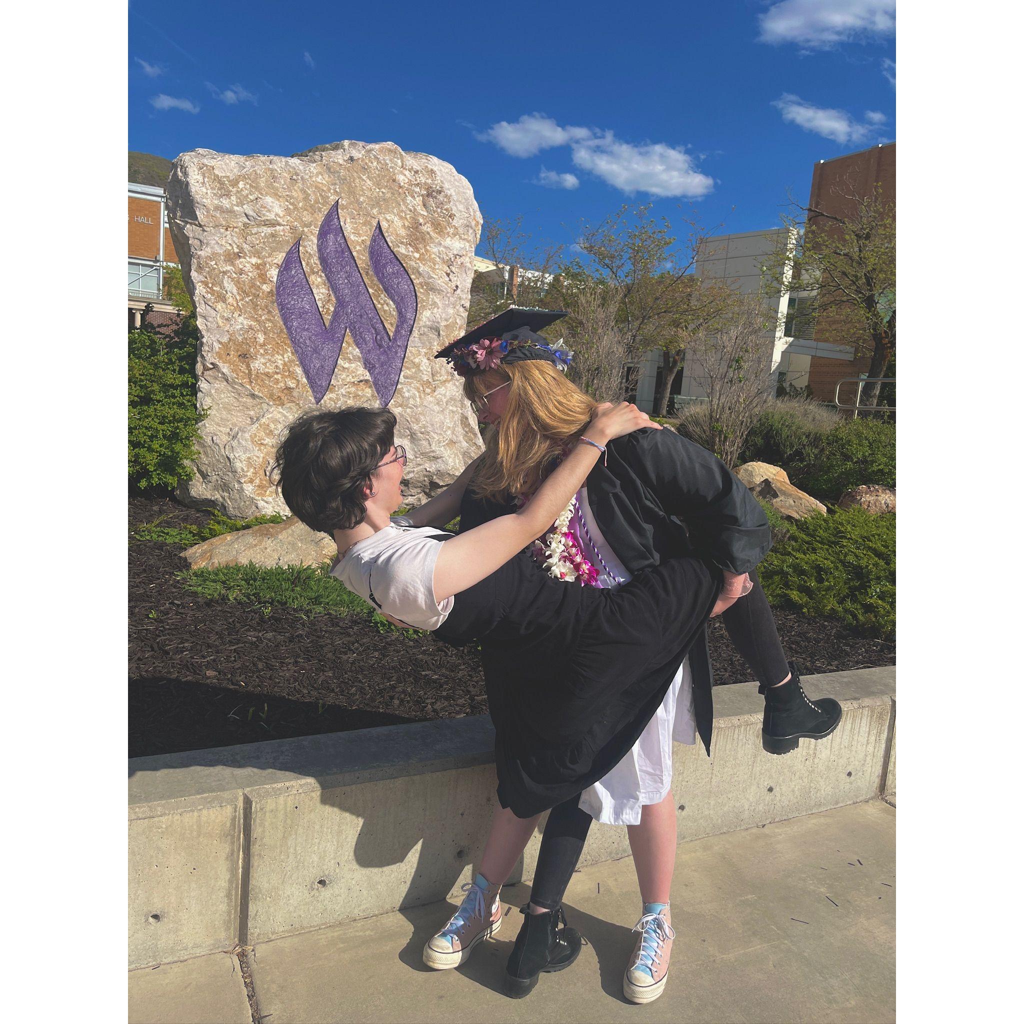 Photo from Eden's graduation shoot