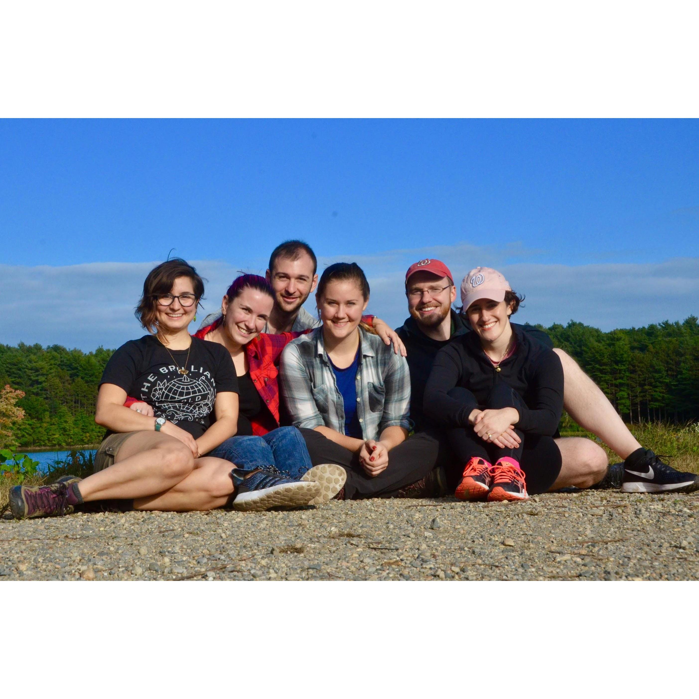 The hike where we met! Not pictured: Elias' arm around Lindsey's waist, making her think he was flirting (he was just posing). Also the dog poop which Elias had stepped in while setting up his camera.