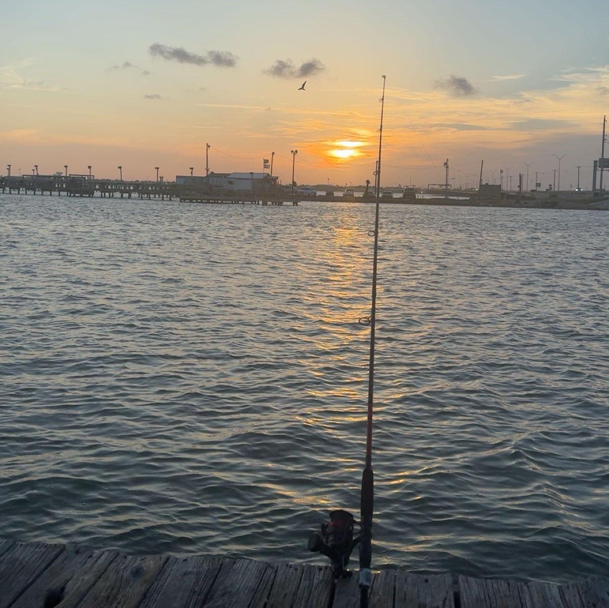 After moving to Corpus Christi, this was the first time we went fishing at Red Dot Pier