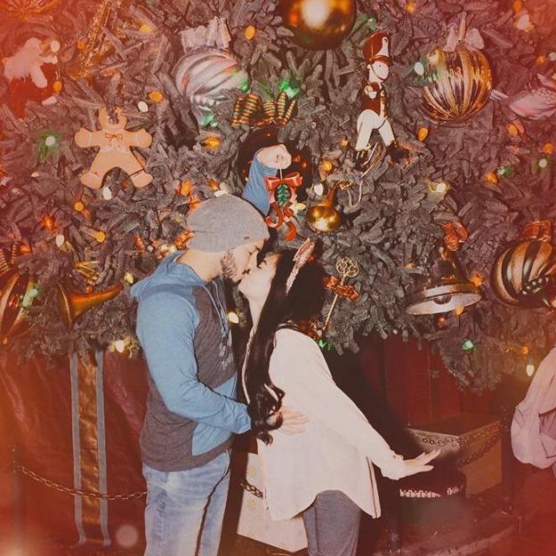 I really wanted a cheezy Christmas photo! Went back in like 3 times to get someone who can take a good photo -Michelle