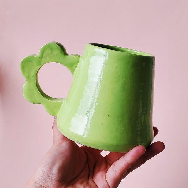 CHOOSE YOUR OWN COLOR!!! DAISY MUG