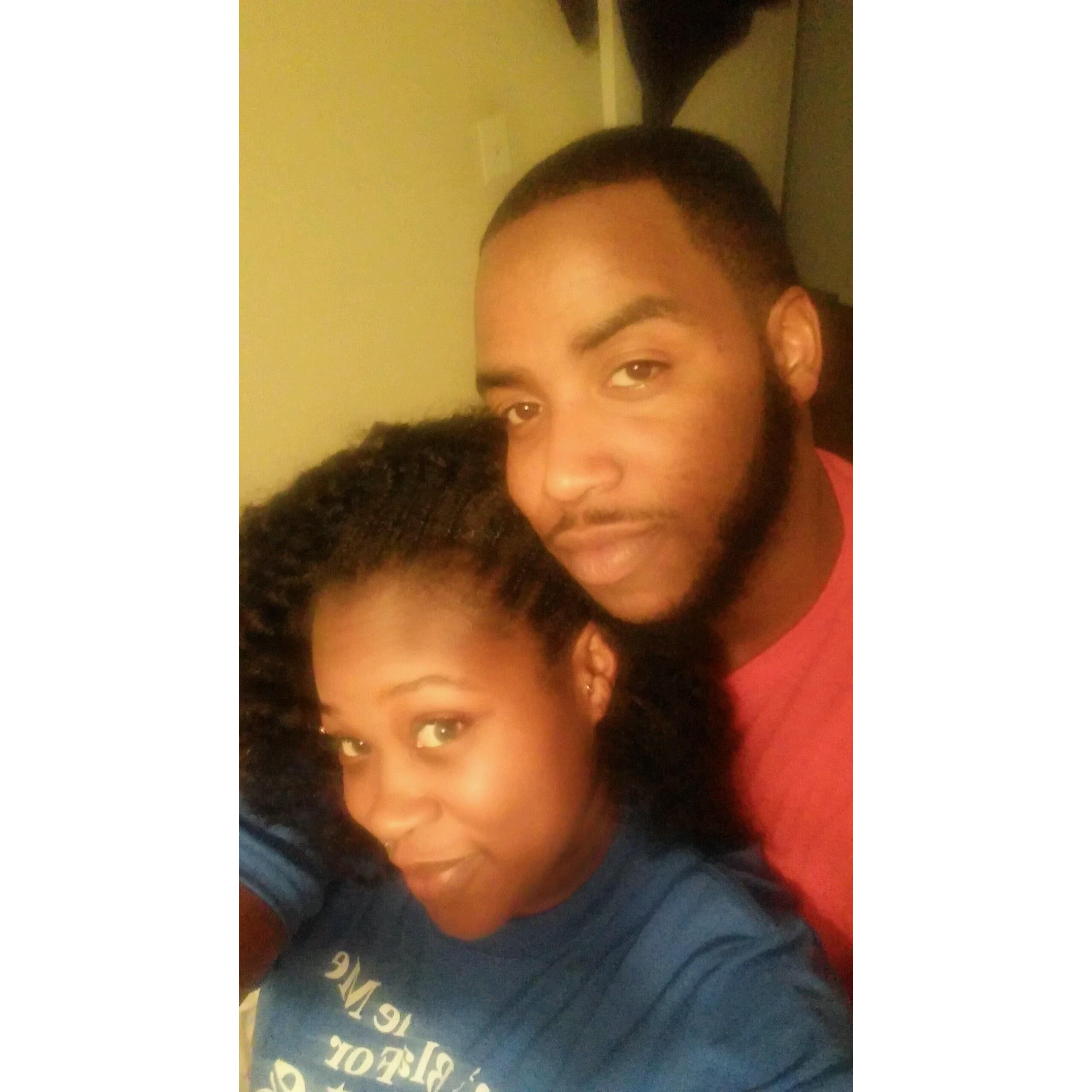 We were dating. The first and last time he helped me take my braids out!