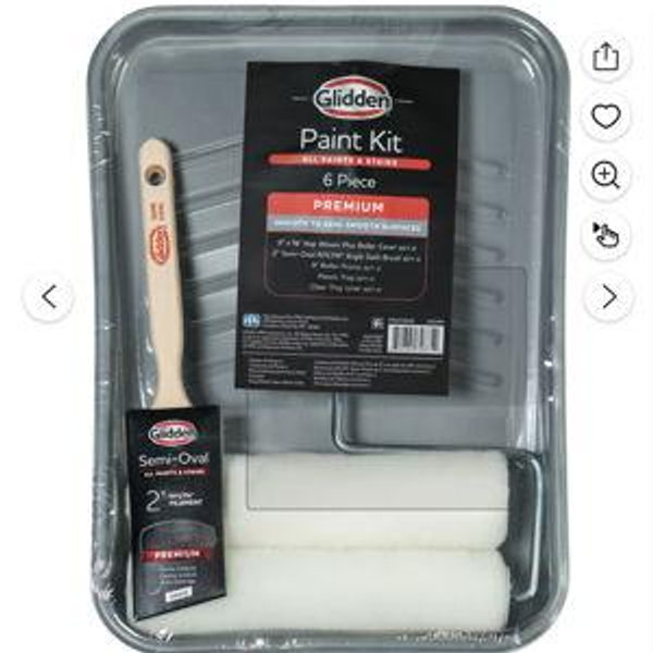 Glidden 6 Piece Premium Paint Tray Kit