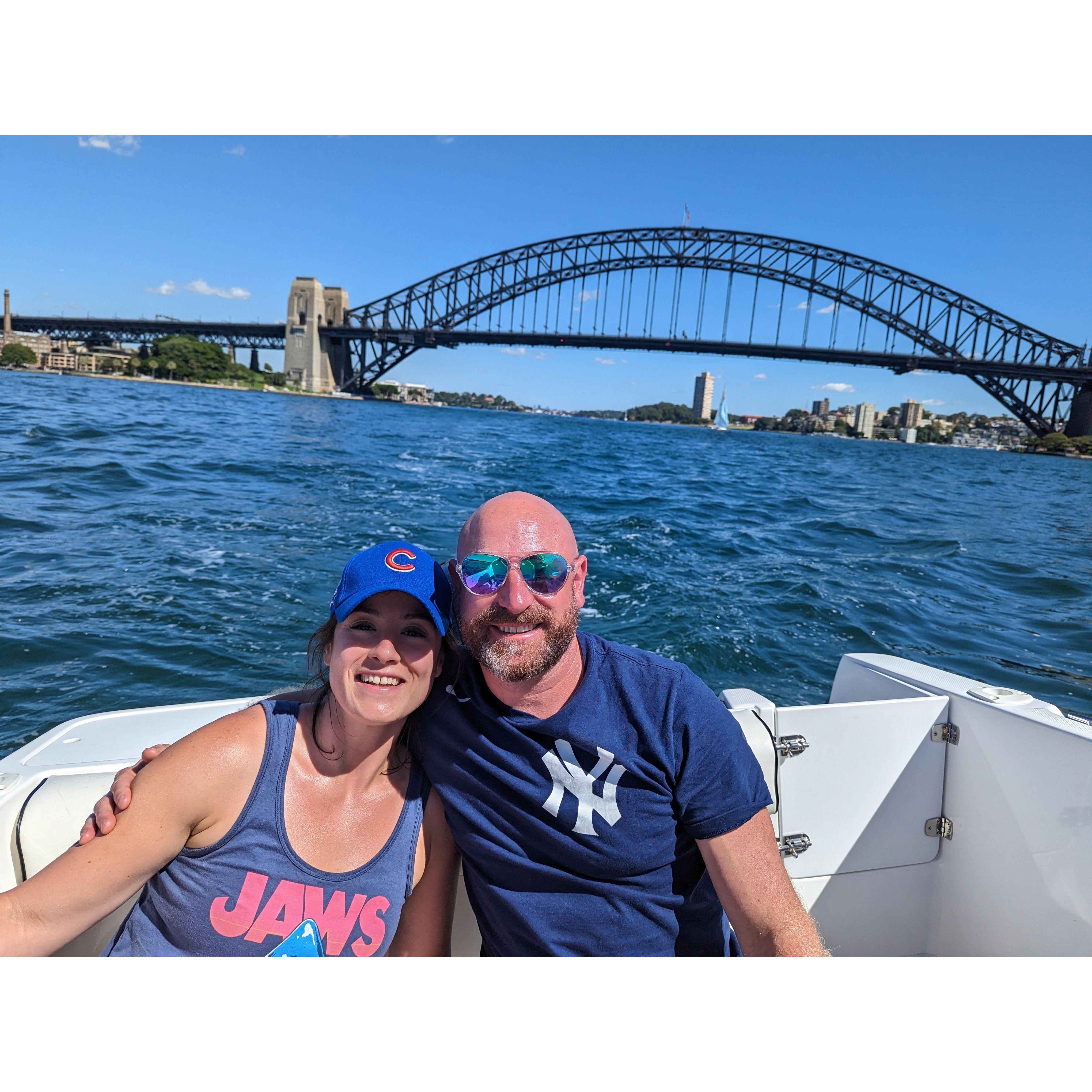 Been kissed by the Australian Sun on Sydney Harbour