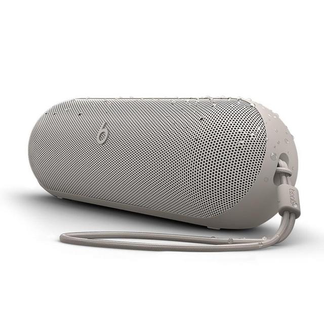 Beats Pill x Kim Kardashian - Wireless Bluetooth Speaker and Portable Charger via USB-C - Up to 24 Hours Battery Life, IP67 Water Resistant, Apple & Android Compatible, Built-in Mic – Light Gray