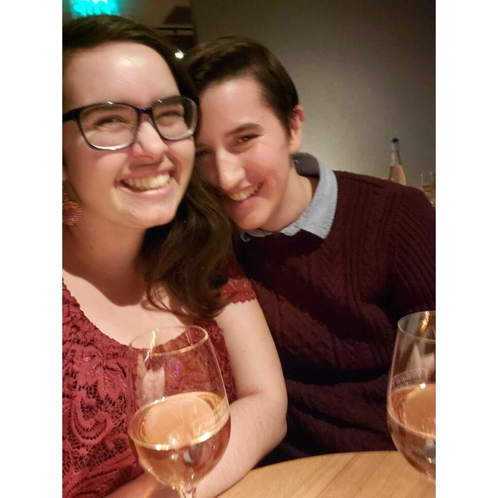 Our last big date before COVID, Andrea Gibson on Valentine's Day 2020