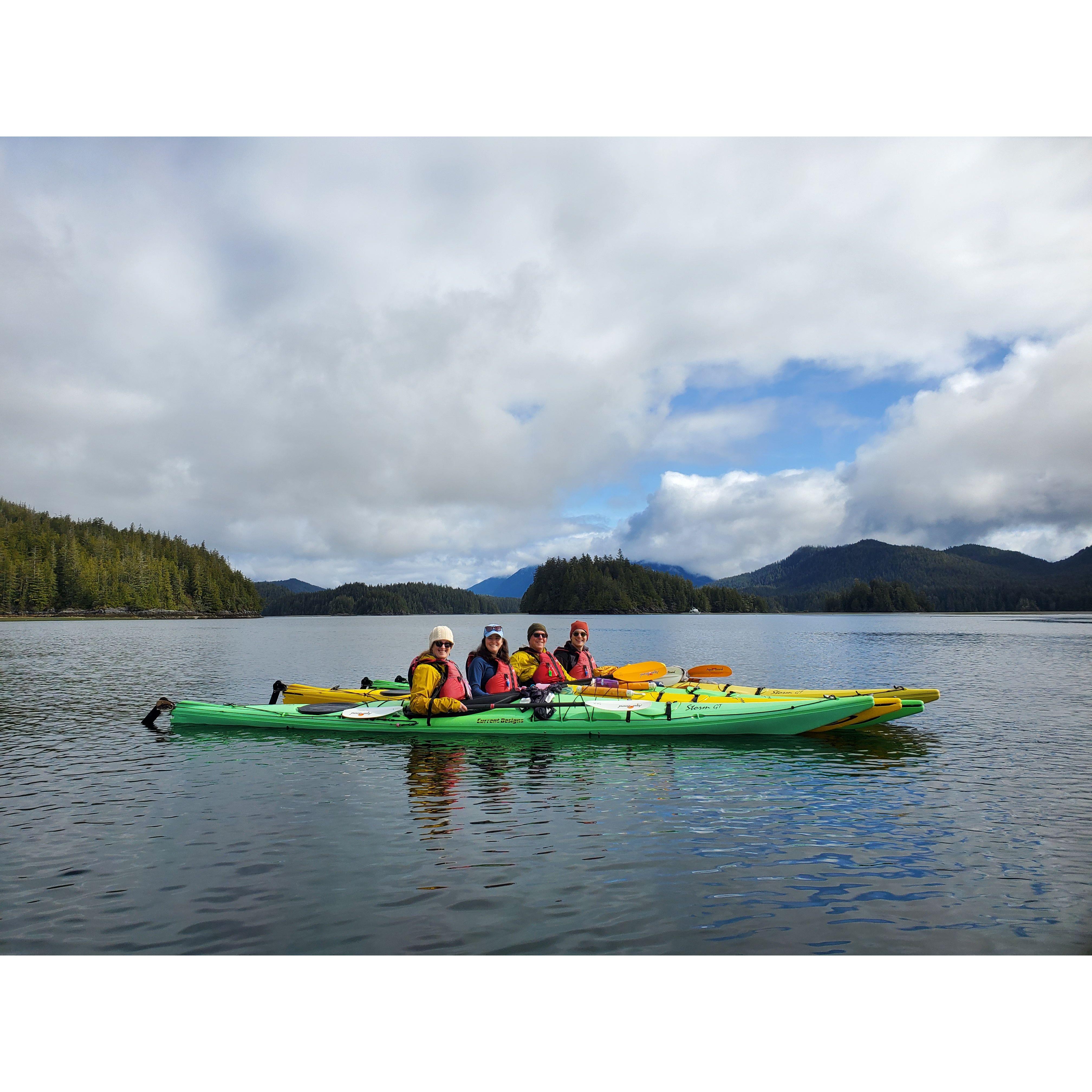 Paddling the Harbor of Tofino BC!