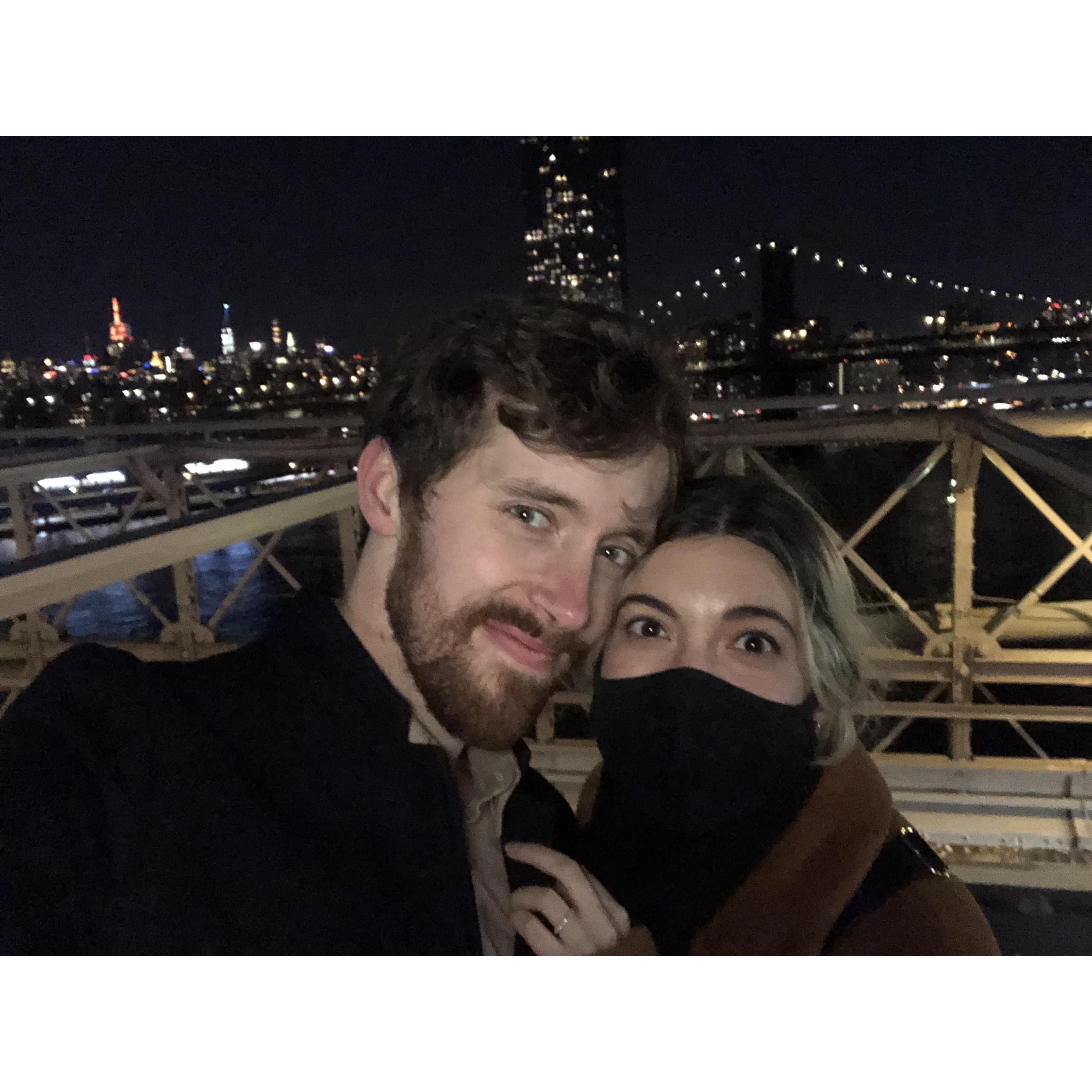 The Brooklyn Bridge!