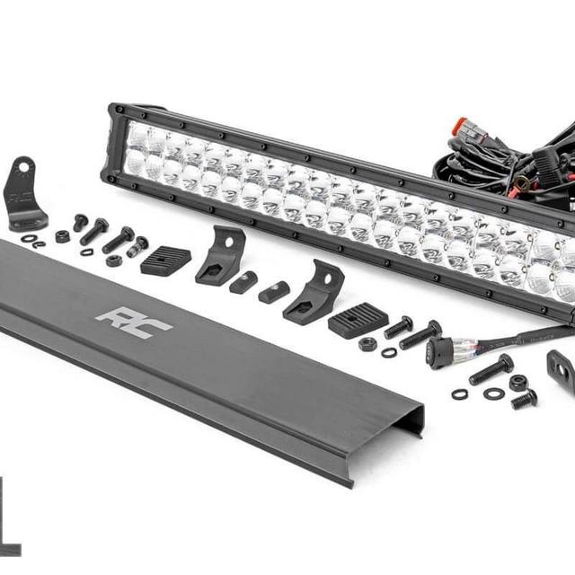 20-inch Cree LED Light Bar - (Dual Row | Black Series w/ Amber DRL)