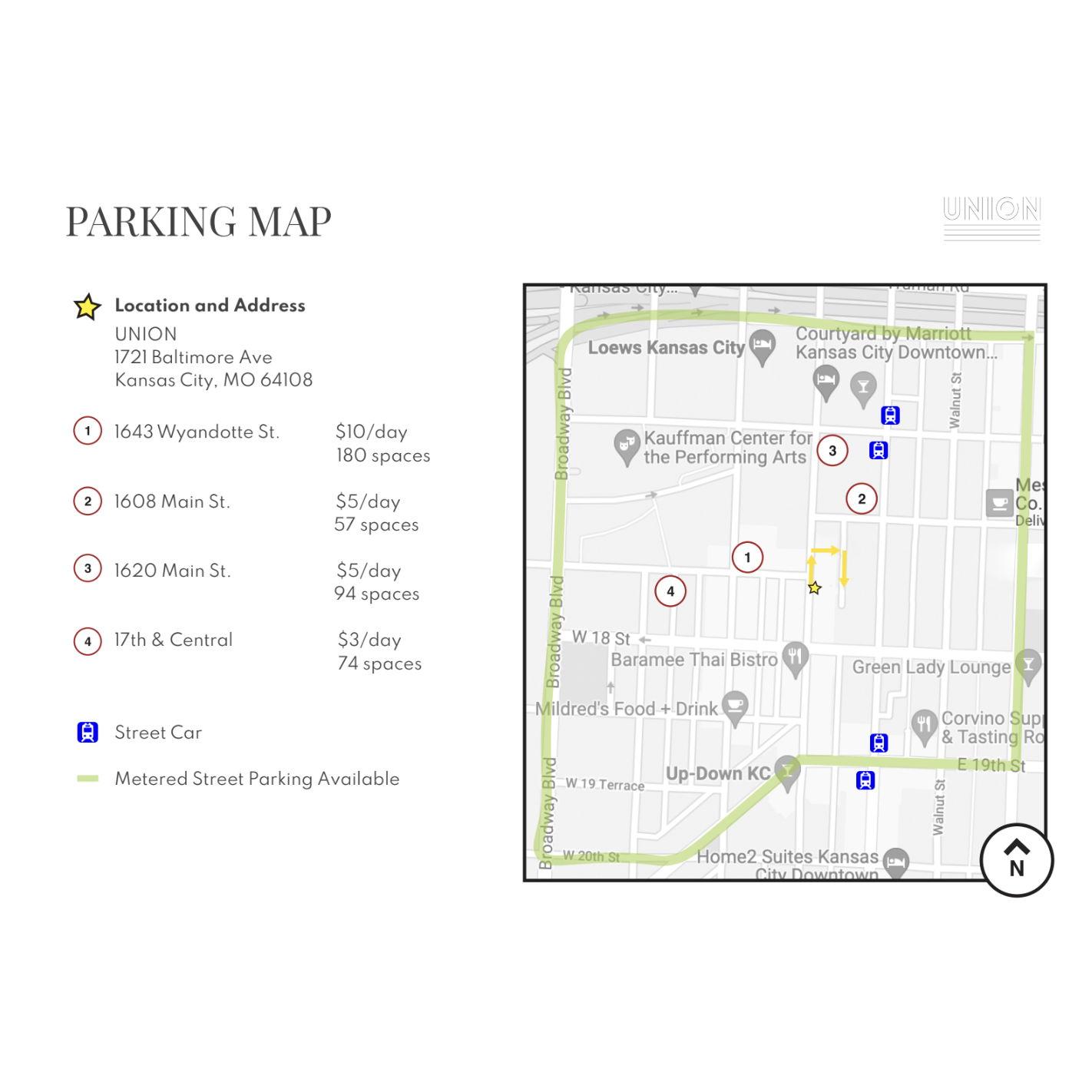 Parking at UNION!