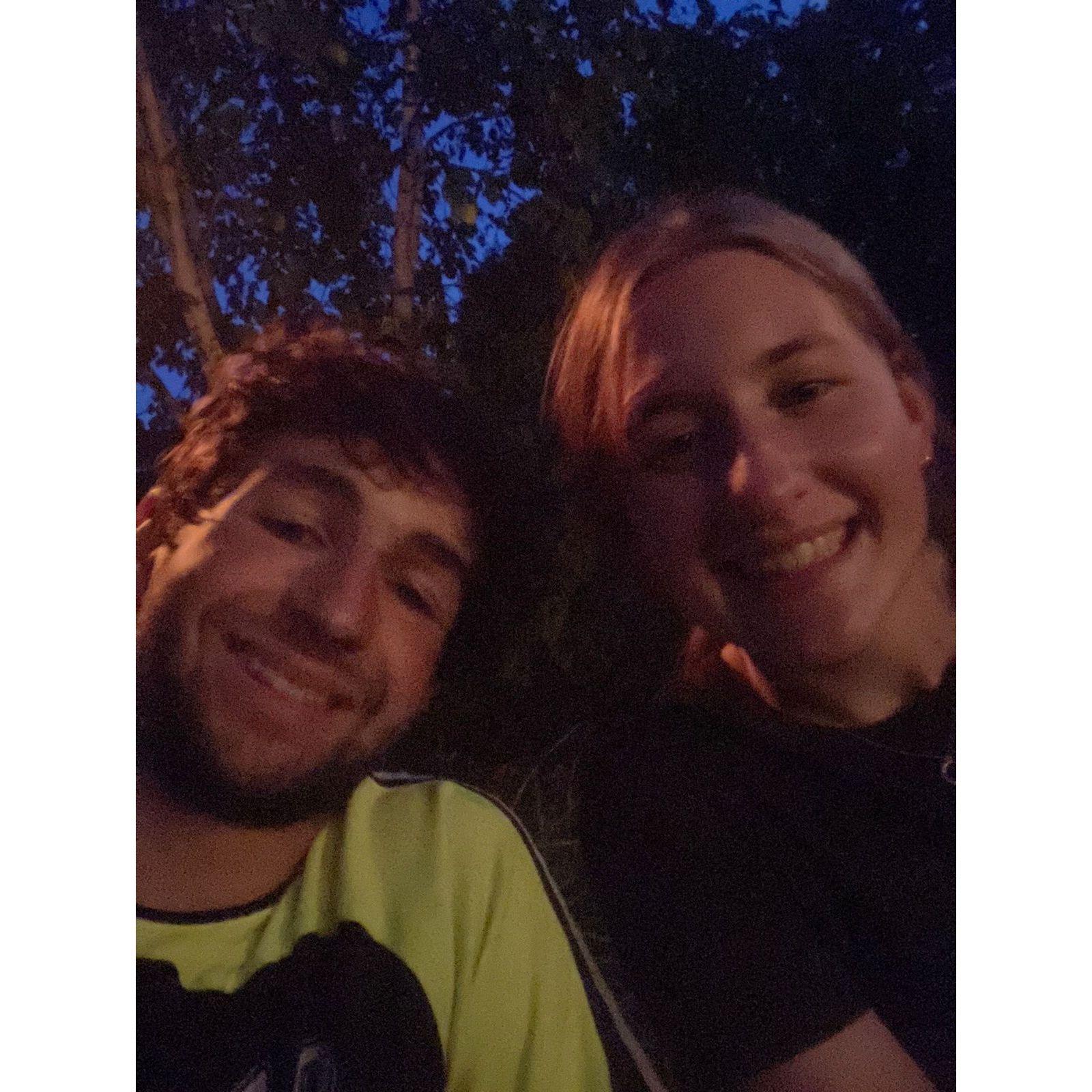 Summer 2022 bonfire the Russell house