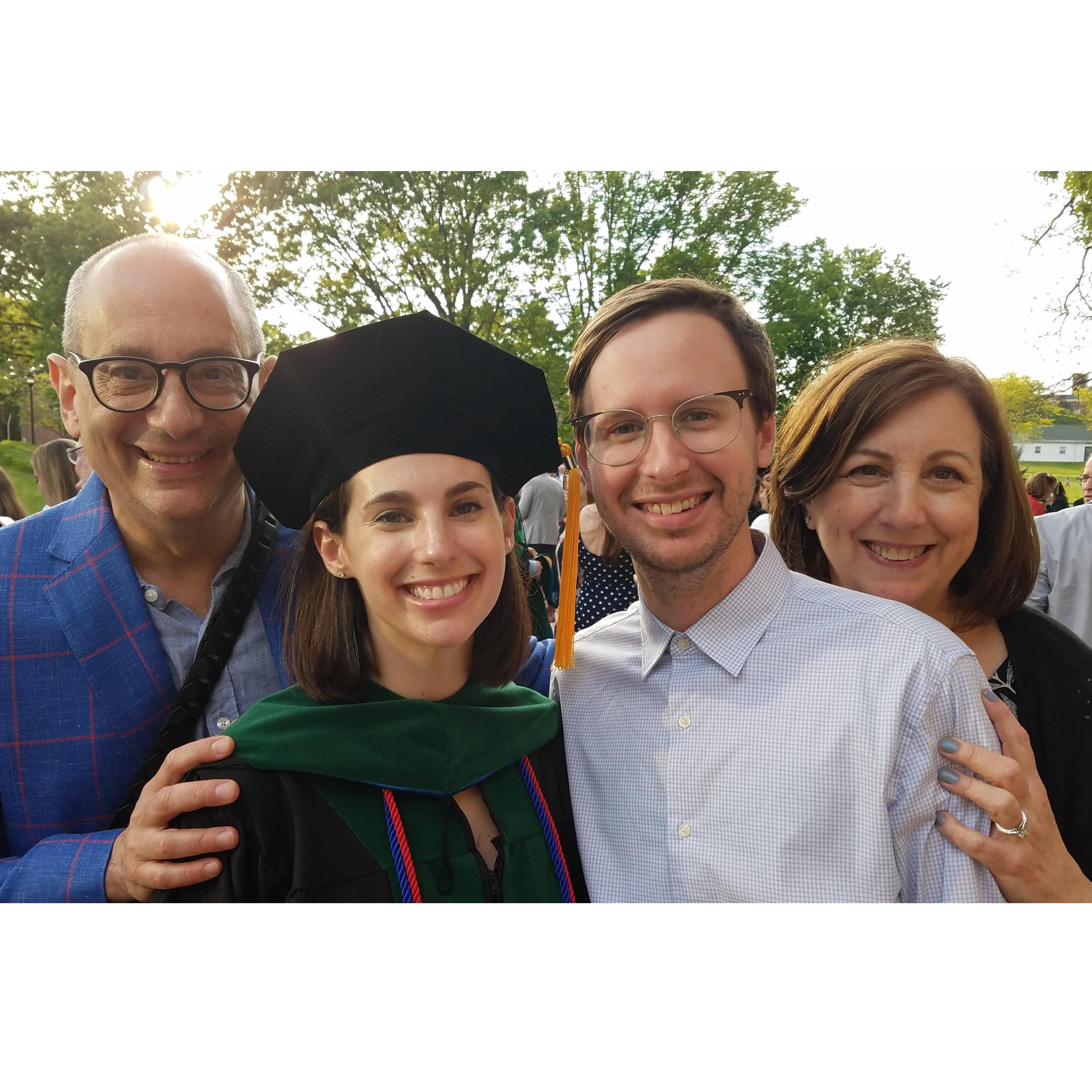Medical school graduation - the best team anyone could ask for