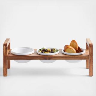 Oven To Table 4-Piece Bowl & Server Set