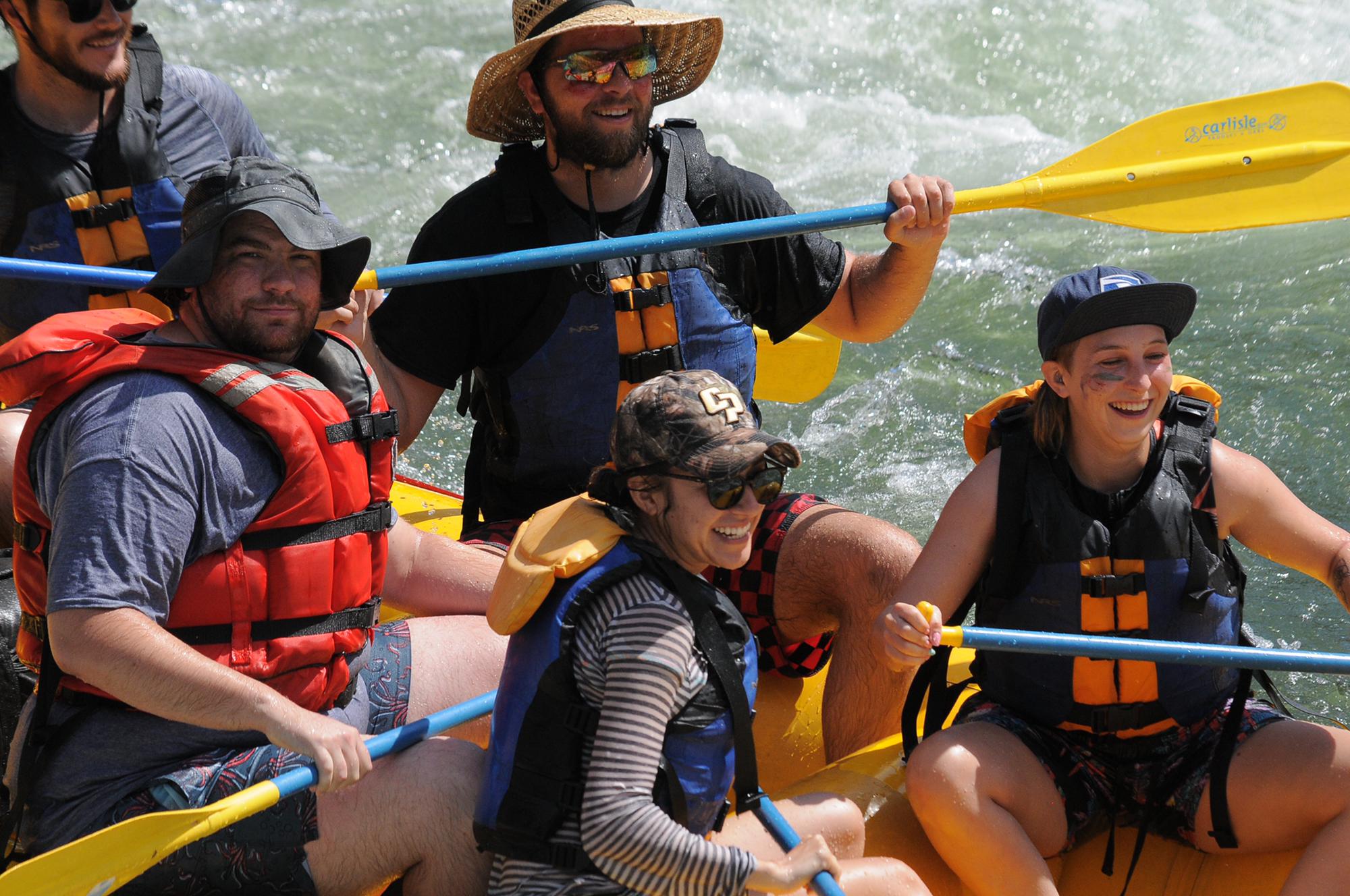 White water rafting on the North Fork of the American River 💙