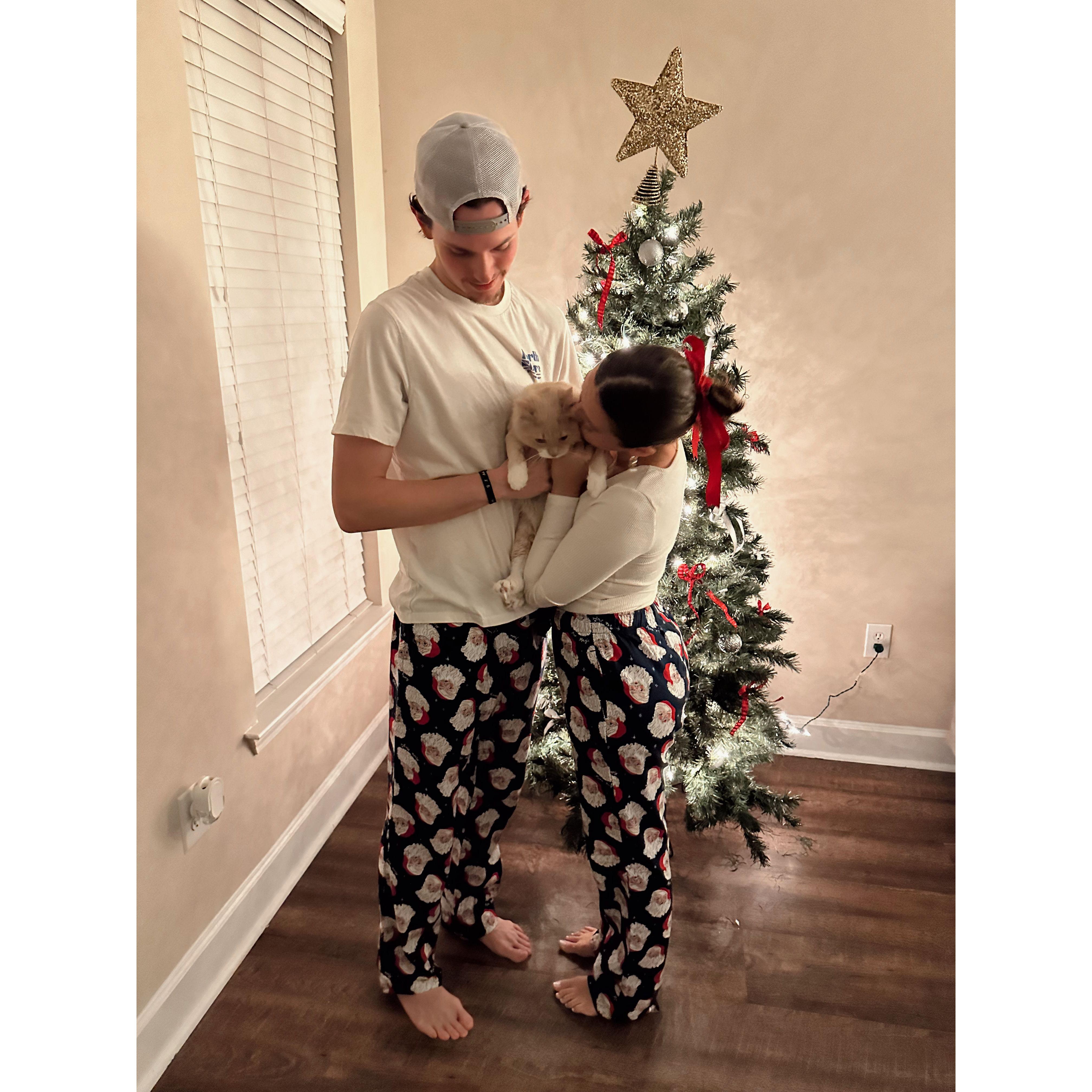 First Christmas with one of the two children