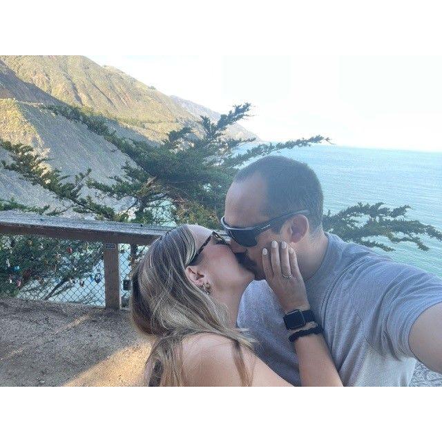 Mike proposes to Becca up at Ragged Point. Although, rumor is, he asked Becca, the weekend before he proposed, "are you going to say yes when I propose to you next weekend?".