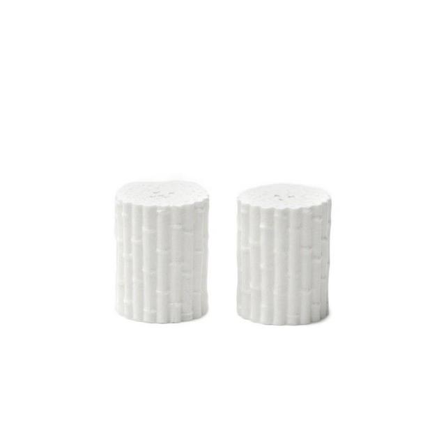 Daphne White Salt and Pepper Shakers