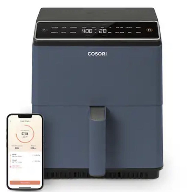 Cosori - DualBlaze 6.8QT Smart Air Fryer CAF-P583S-BUSW - Blue